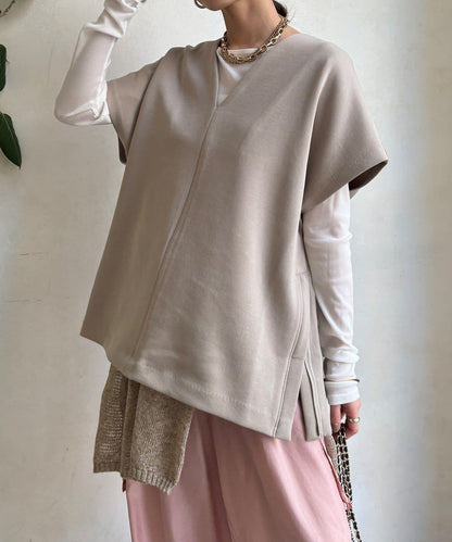 寬鬆版型雙面呢馬甲