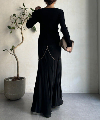 亨利領羅紋針織衫