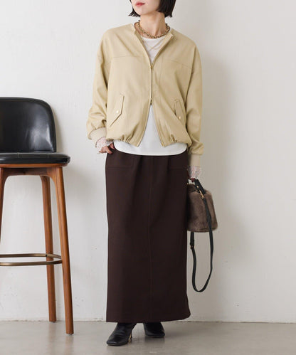 下襬抽繩短夾克