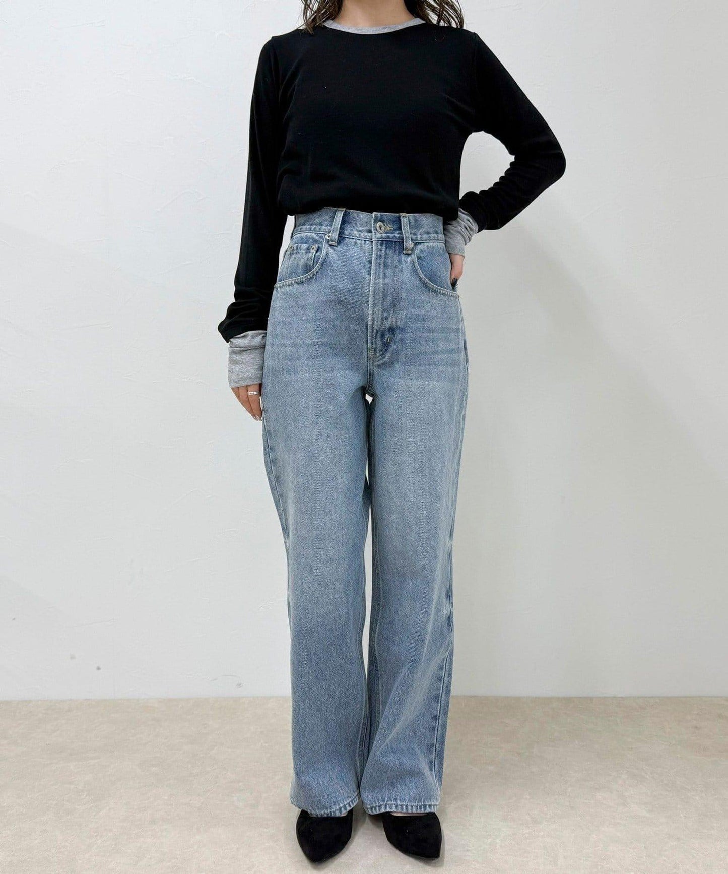 【@sora_522m企畫】基礎款直筒牛仔褲