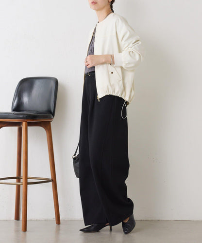 下襬抽繩短夾克