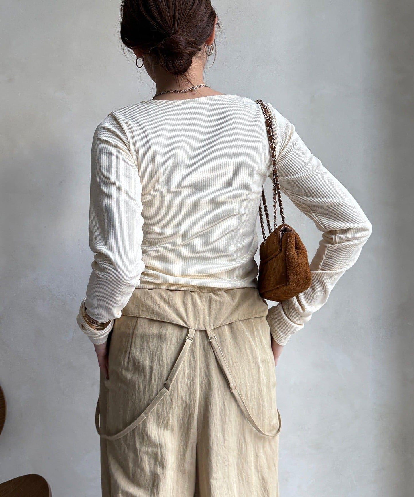 亨利領羅紋針織衫