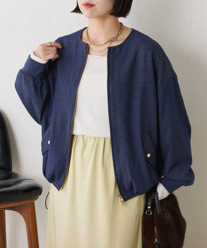 下襬抽繩短夾克