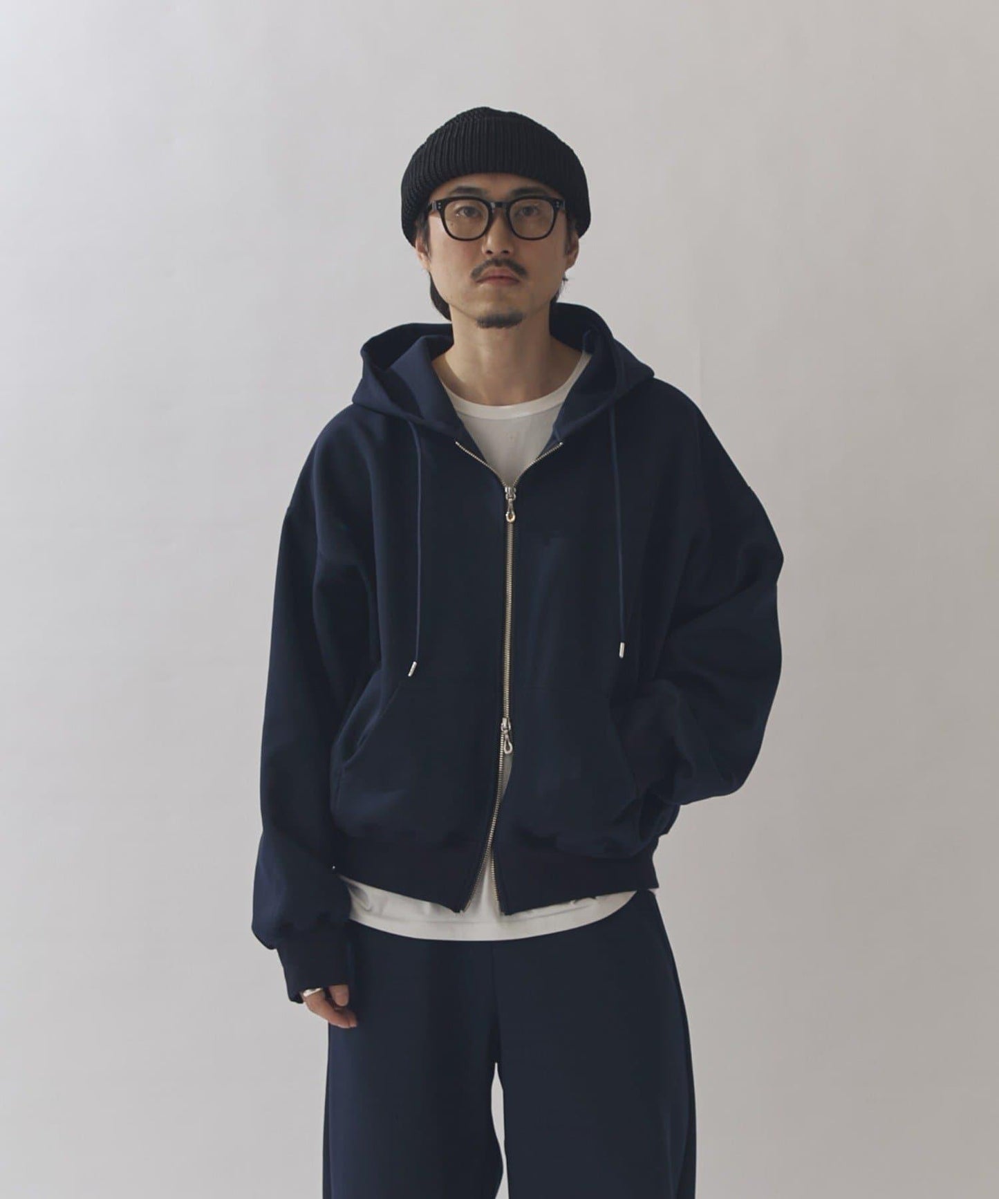 休閒連帽拉鍊外套