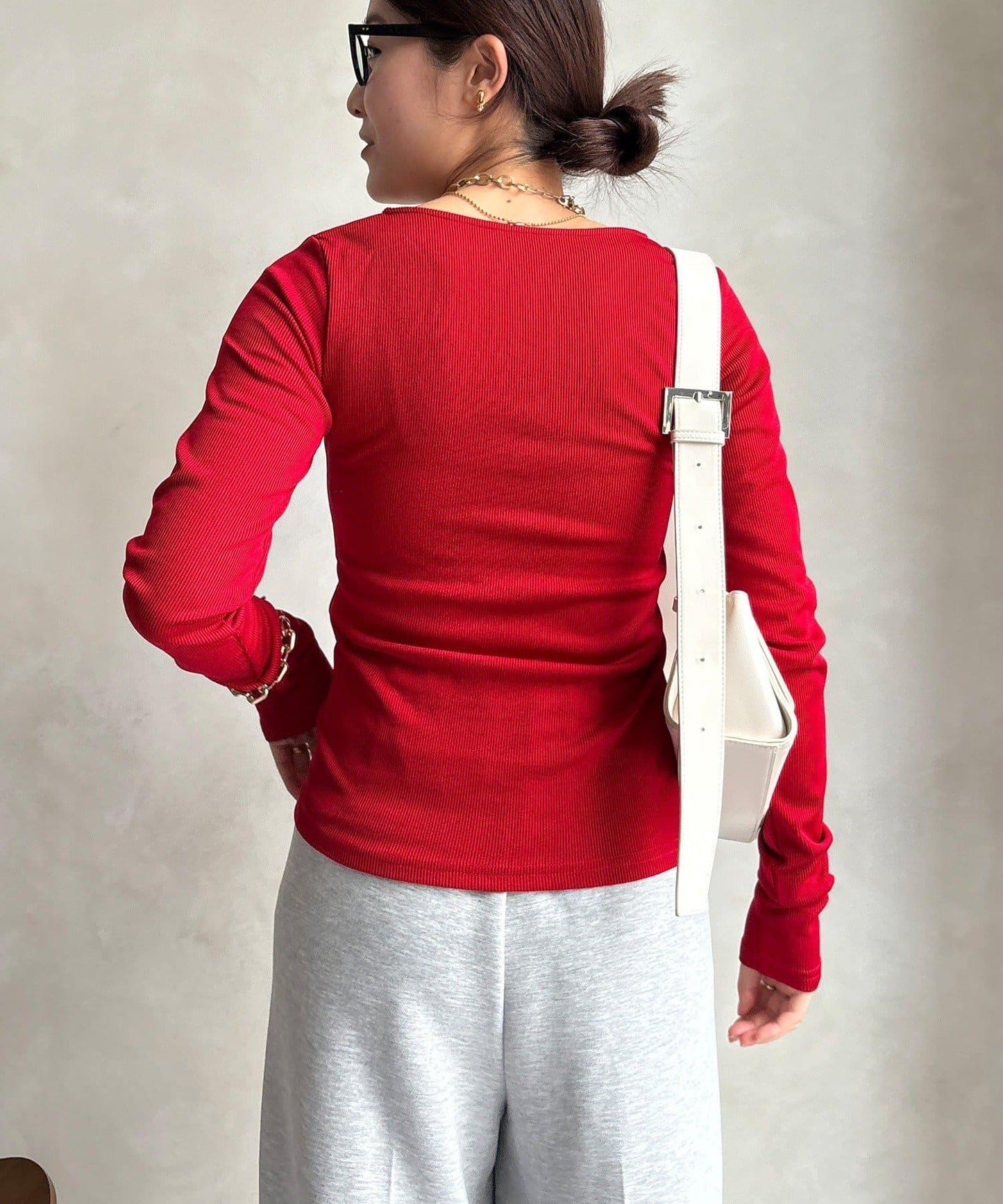 亨利領羅紋針織衫