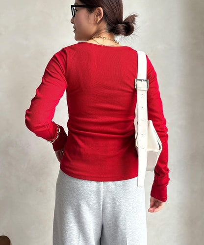 亨利領羅紋針織衫