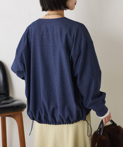 下襬抽繩短夾克