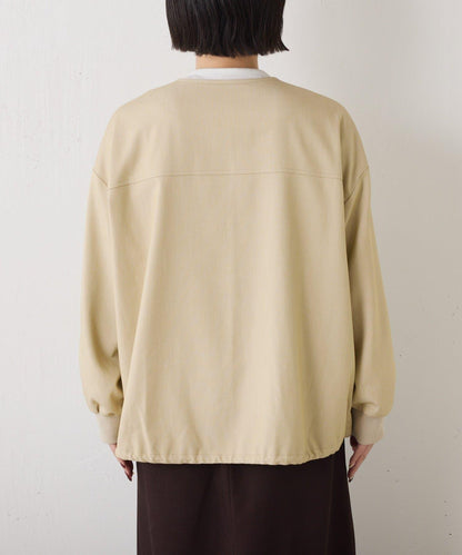 下襬抽繩短夾克