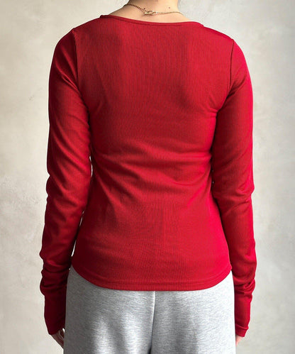 亨利領羅紋針織衫