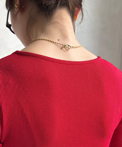 亨利領羅紋針織衫