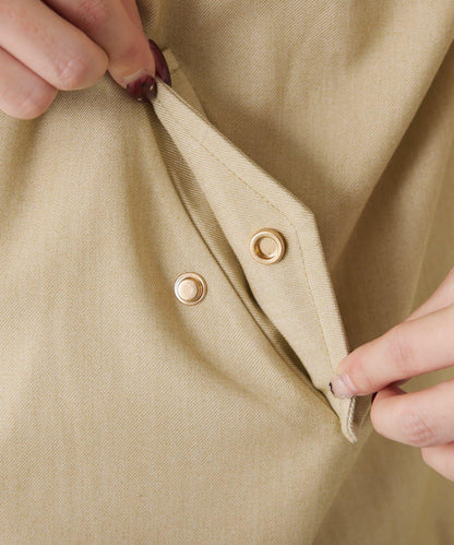 下襬抽繩短夾克