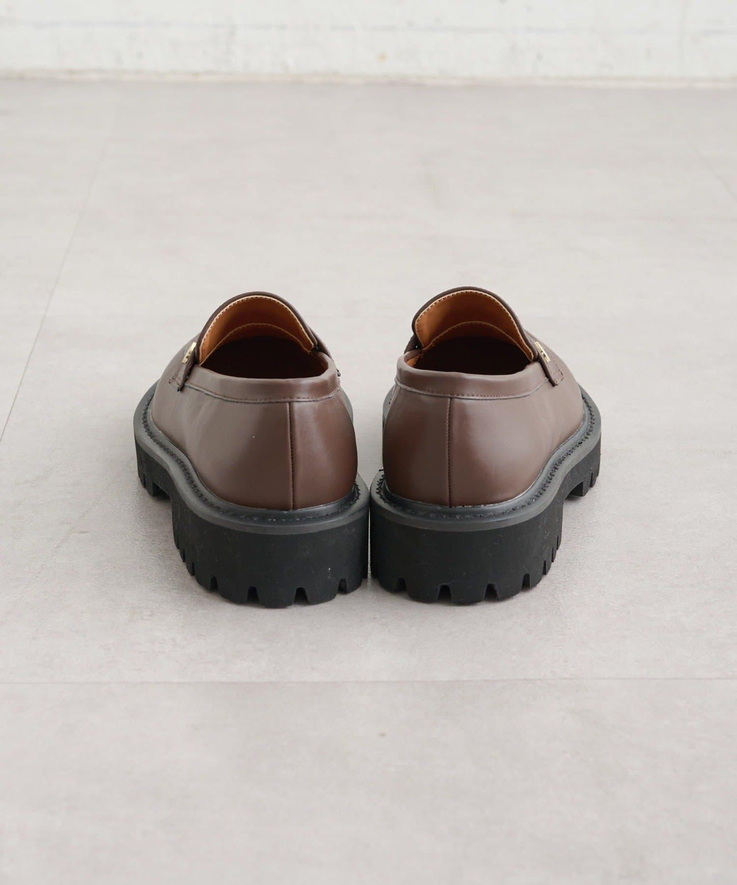 帶吊墜厚底樂福鞋