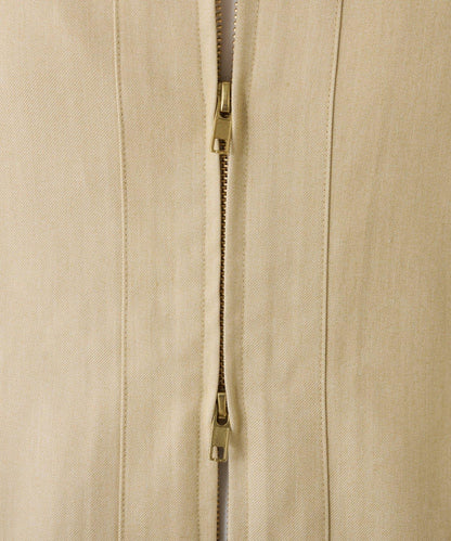 下襬抽繩短夾克