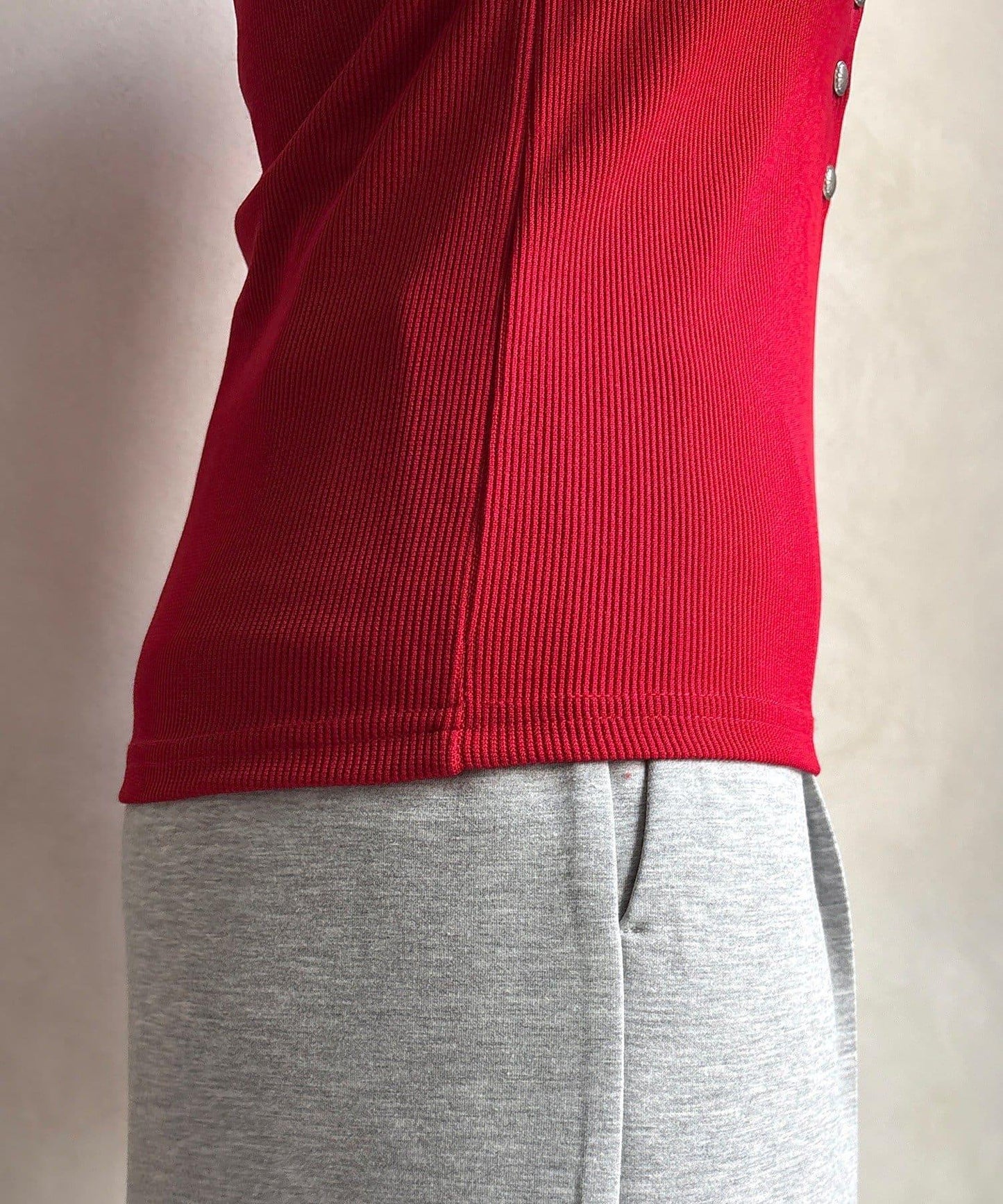 亨利領羅紋針織衫