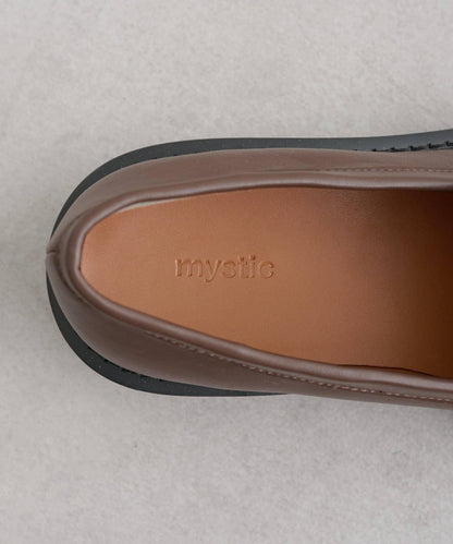 帶吊墜厚底樂福鞋