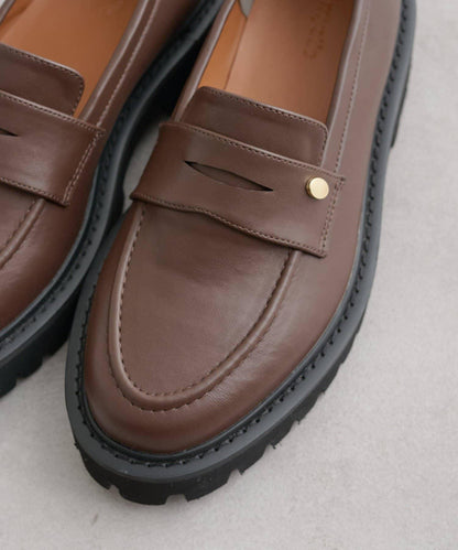 帶吊墜厚底樂福鞋