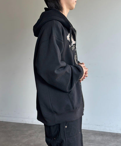 YALE拉鍊連帽衛衣