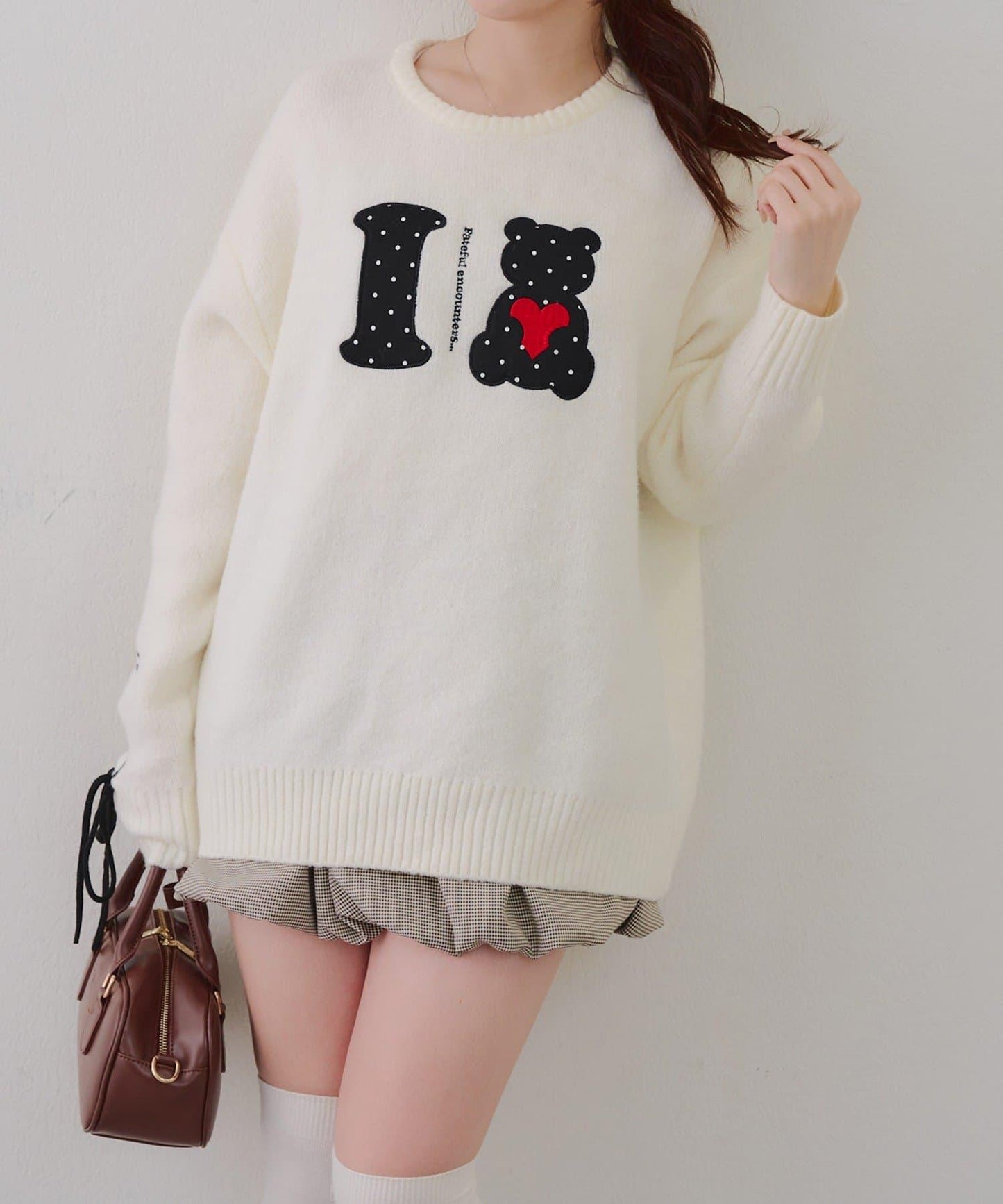 ILOVE BEAR針織套頭衫