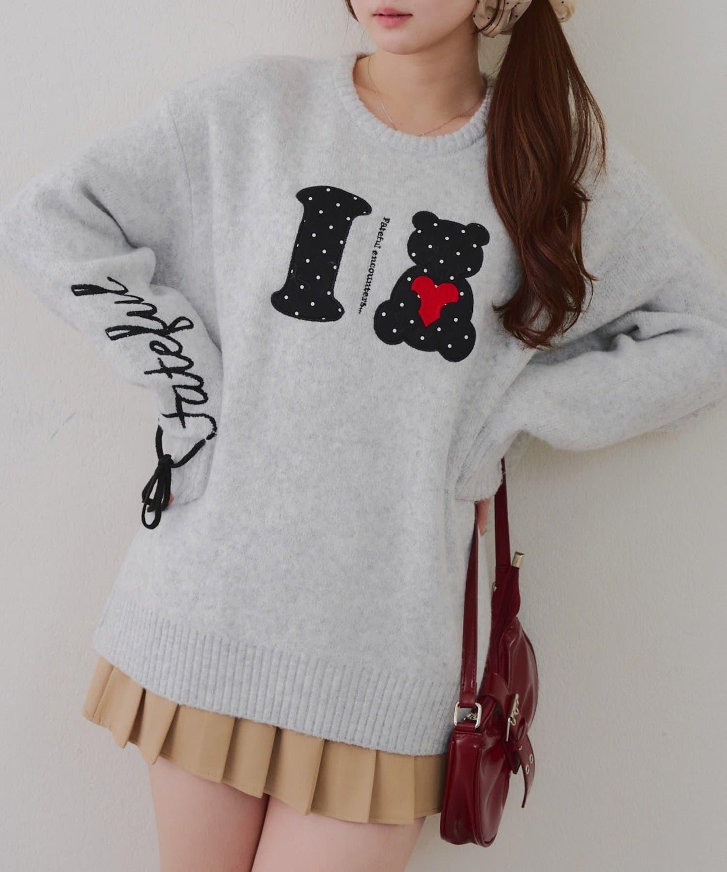 ILOVE BEAR針織套頭衫