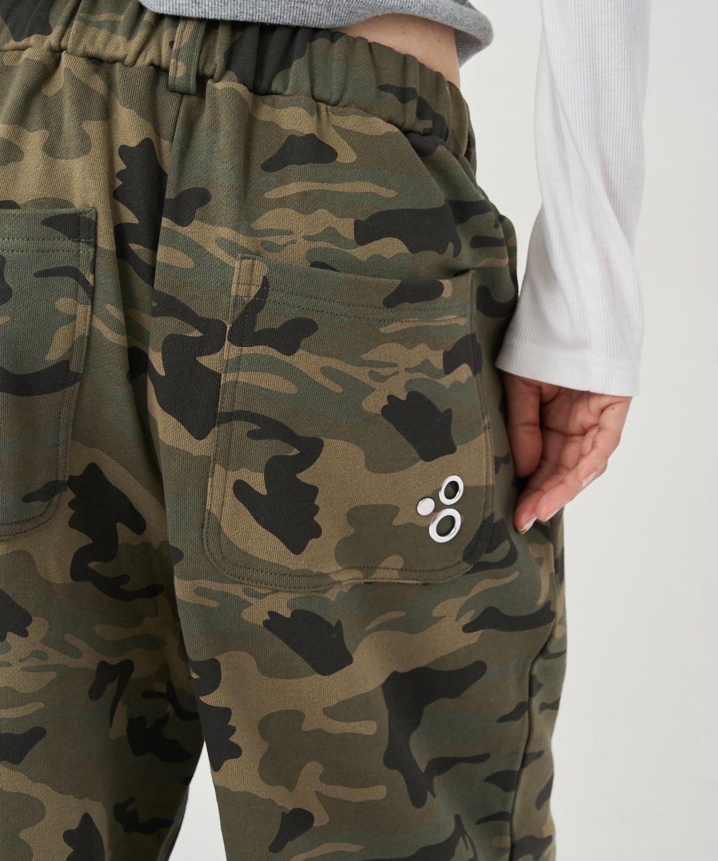 EYELET衛褲/鏤空裝飾休閒褲