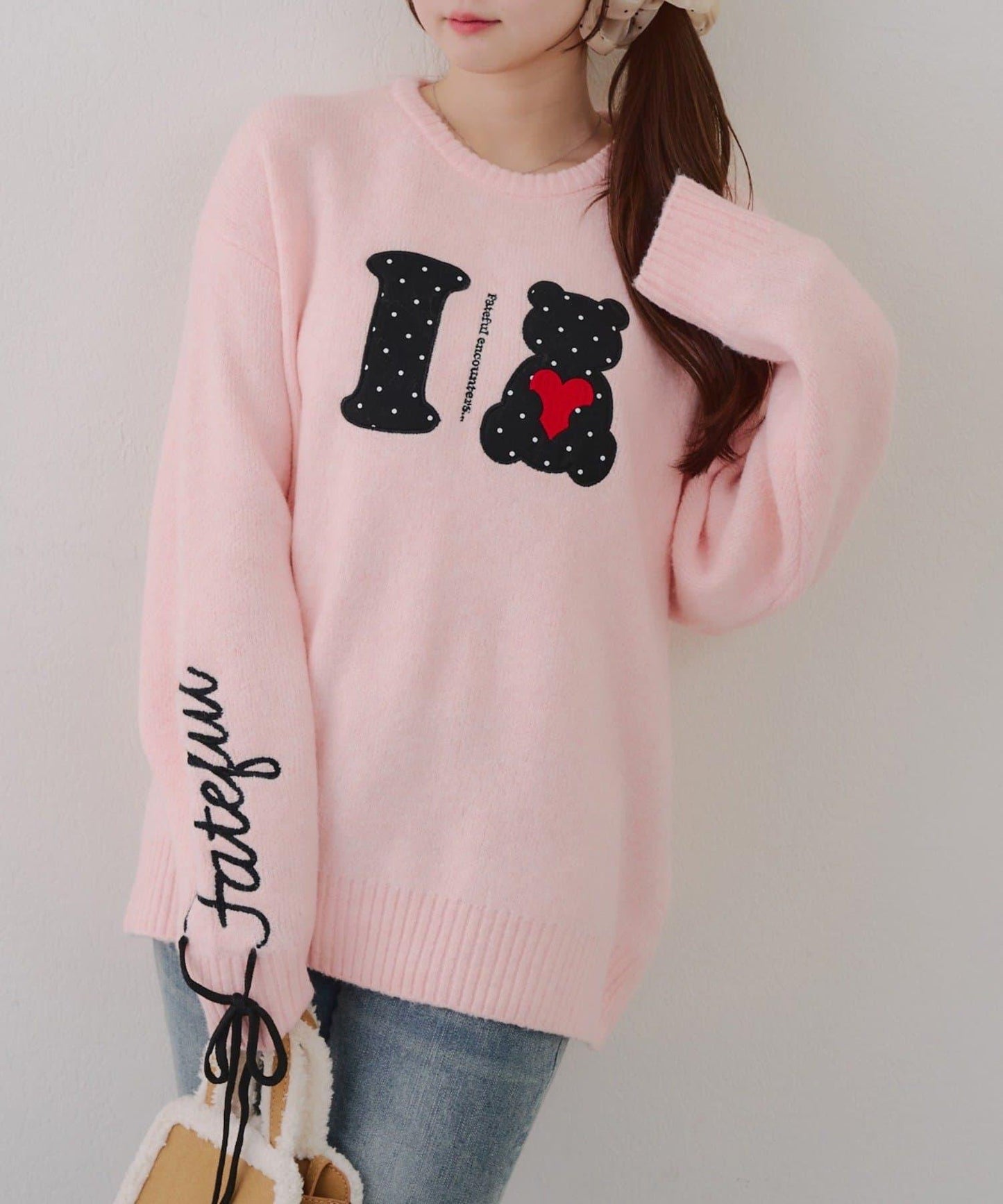 ILOVE BEAR針織套頭衫