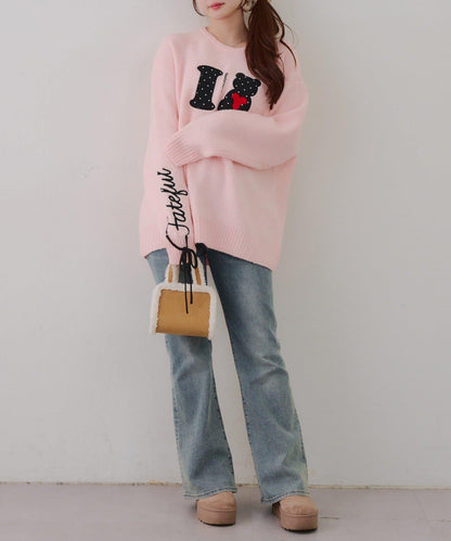 ILOVE BEAR針織套頭衫