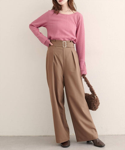 蕾絲拼接針織衫