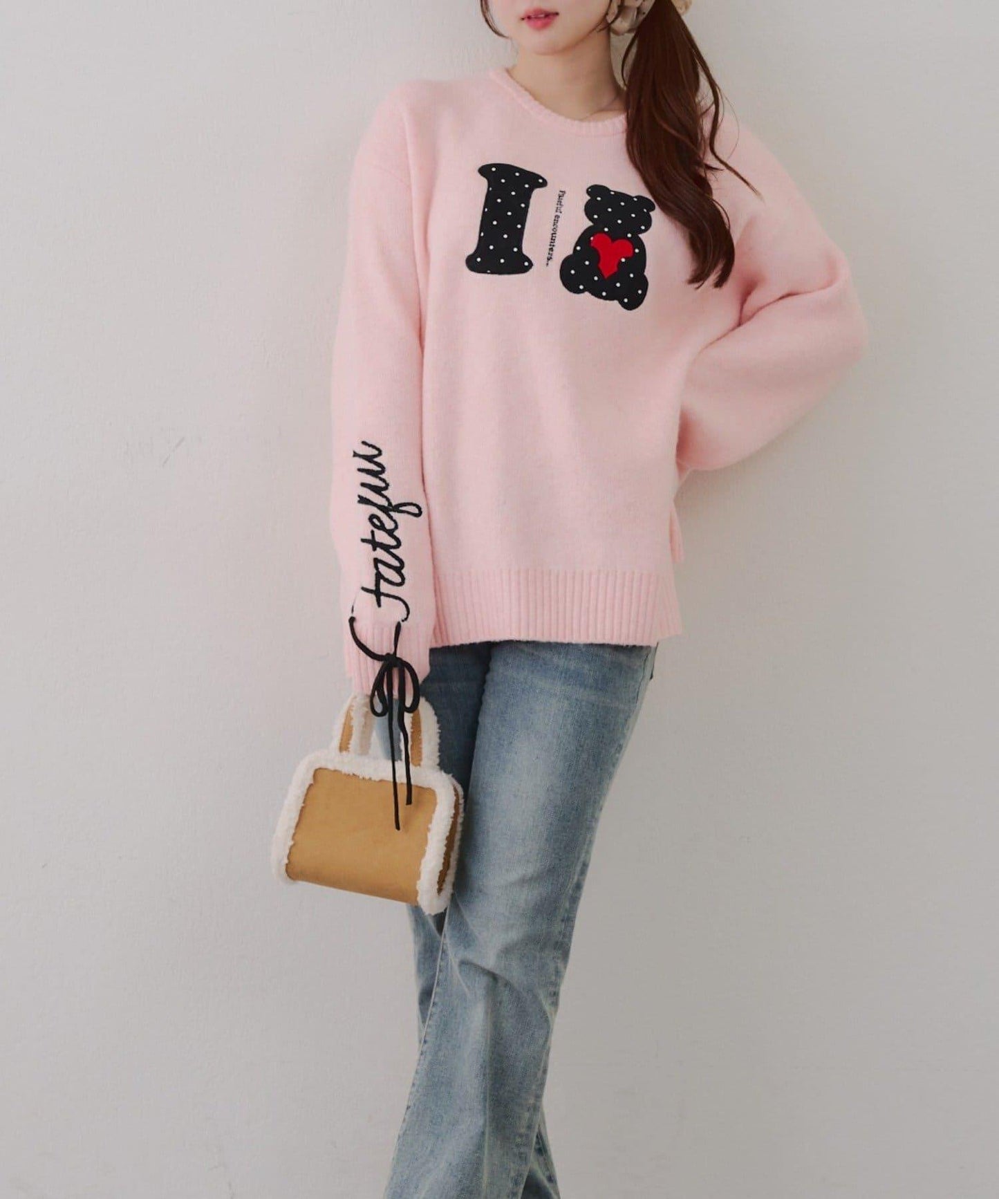 ILOVE BEAR針織套頭衫