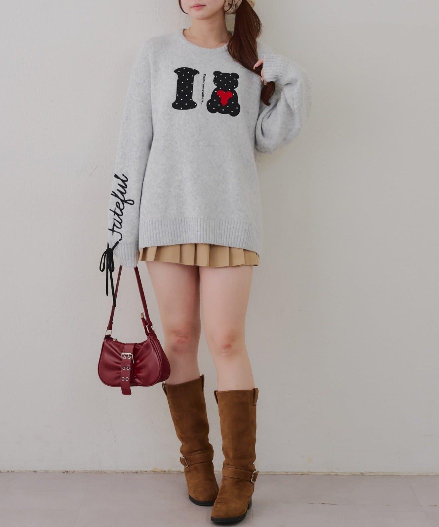 ILOVE BEAR針織套頭衫