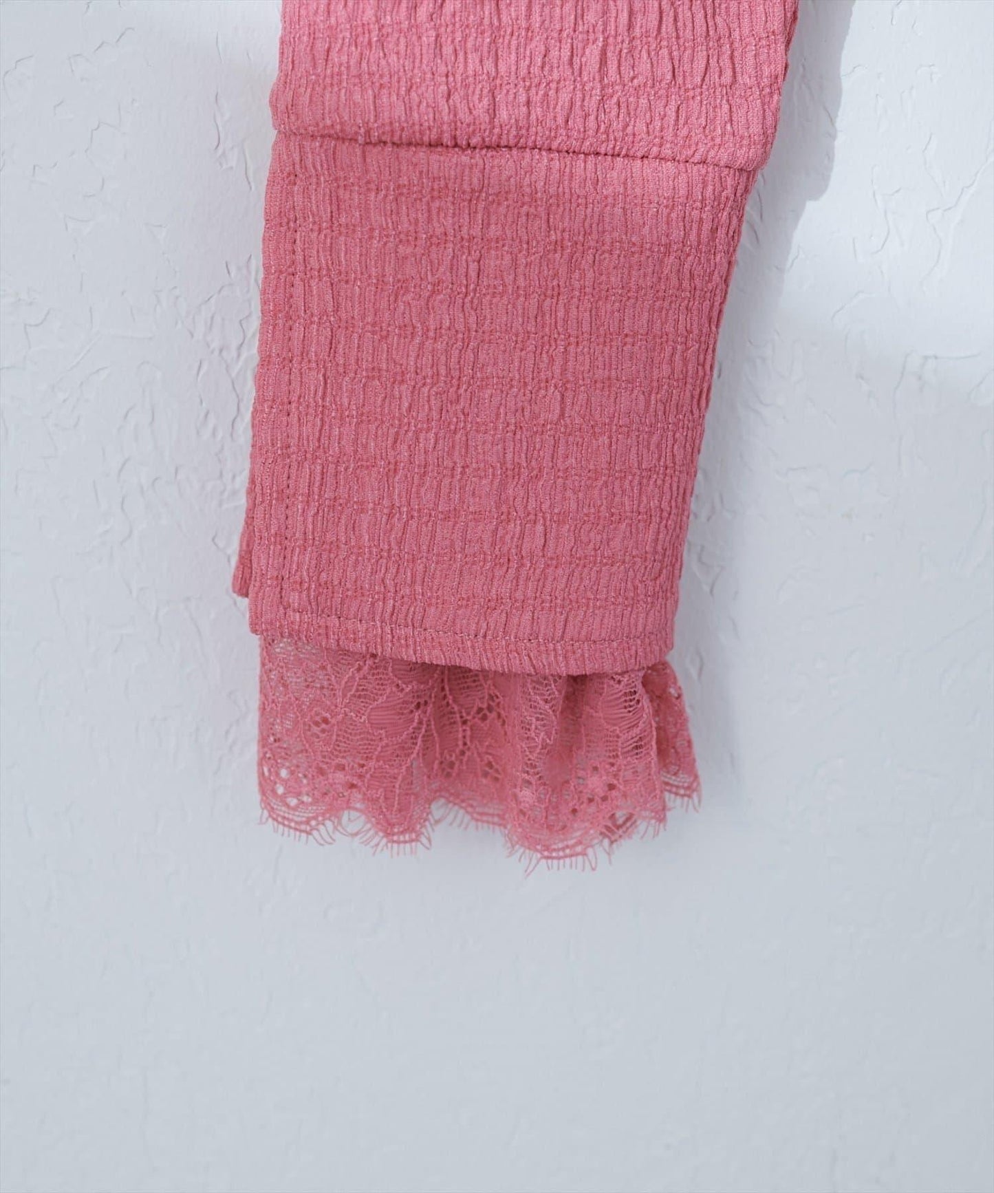 蕾絲拼接針織衫