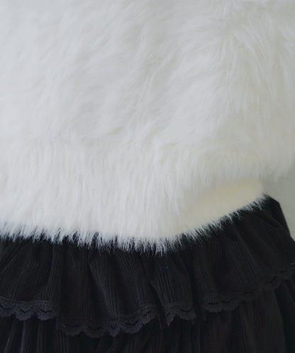 亮片標誌羽毛針織衫