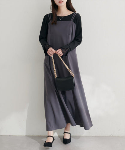 蕾絲拼接針織衫