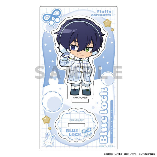 《藍色監獄》亞克力立牌（オリヴァ・愛空/毛絨耳罩）