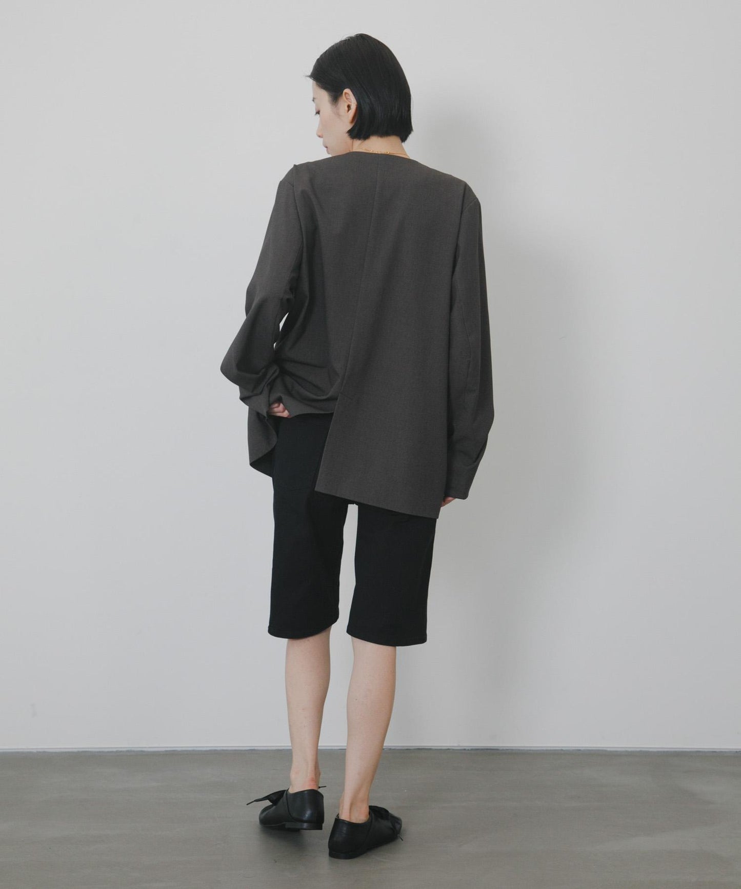 2尺碼可選修身五分牛仔褲