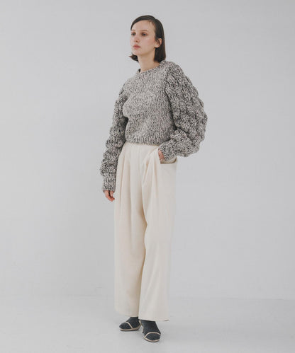 燈籠袖長袖針織衫