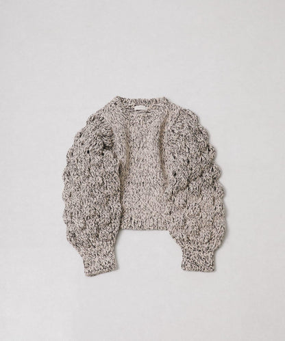 燈籠袖長袖針織衫