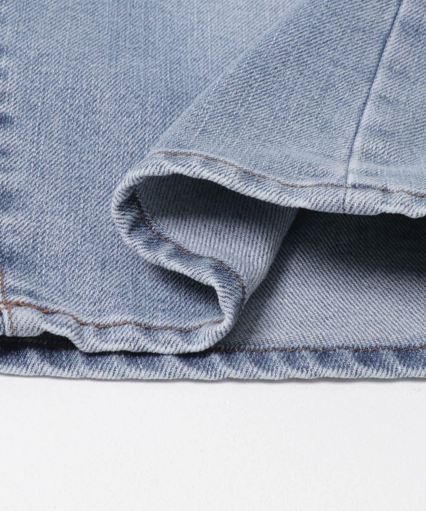 2尺碼可選修身五分牛仔褲