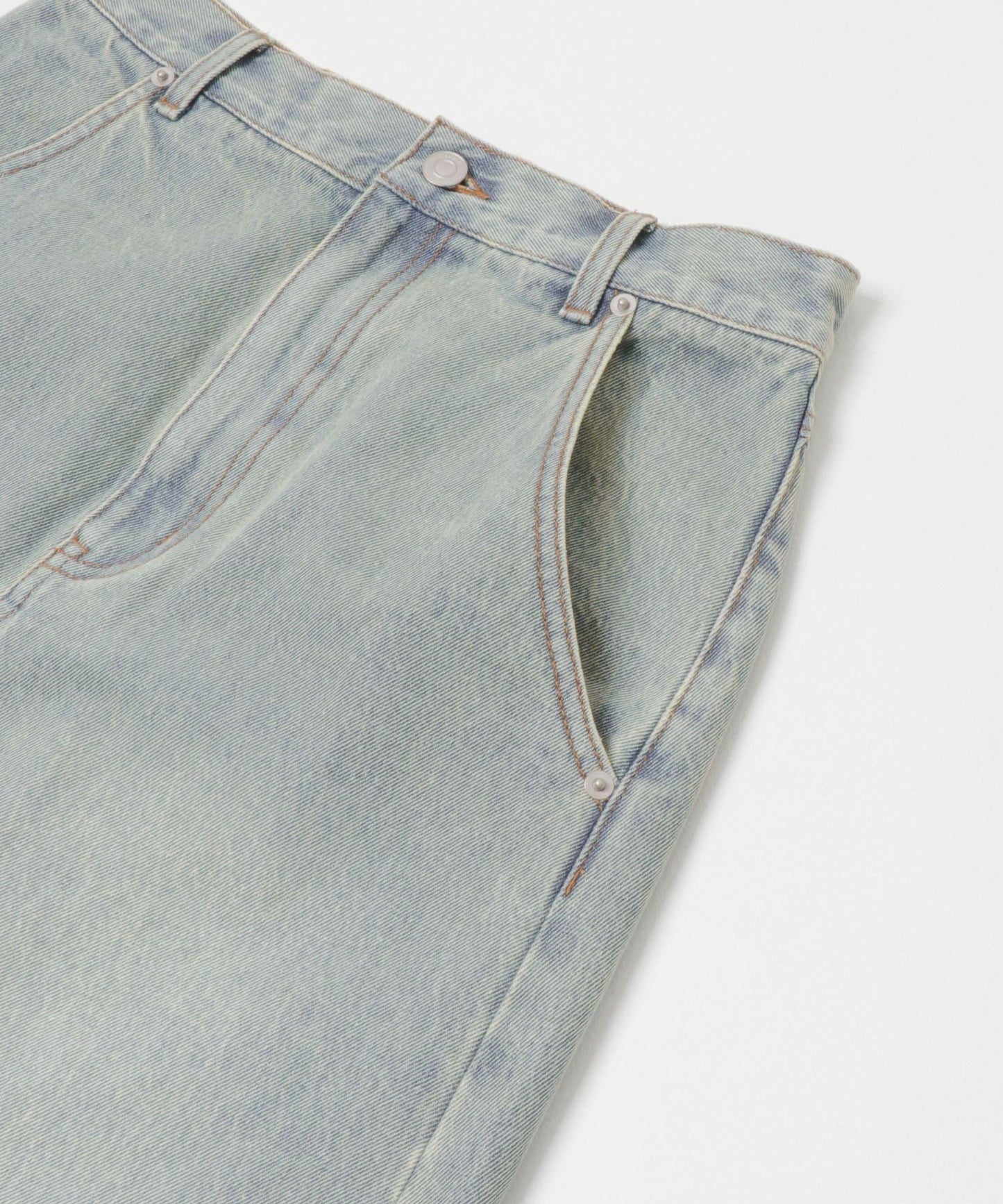 不對稱流蘇牛仔裙