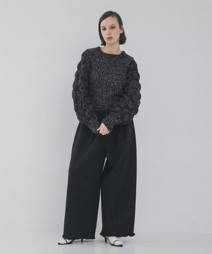 燈籠袖長袖針織衫