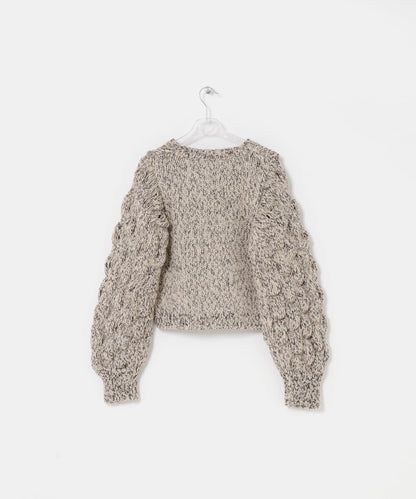 燈籠袖長袖針織衫