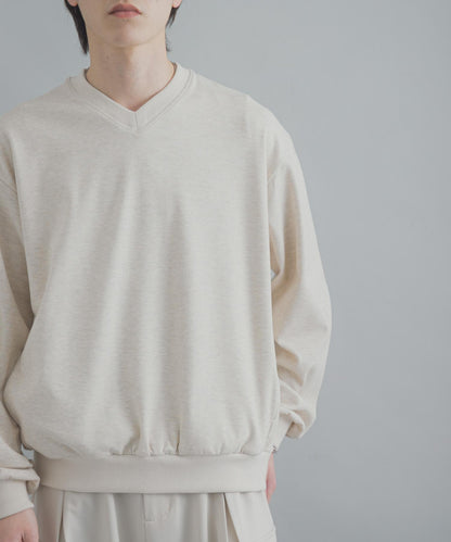 防藍光羊毛V領套頭衫