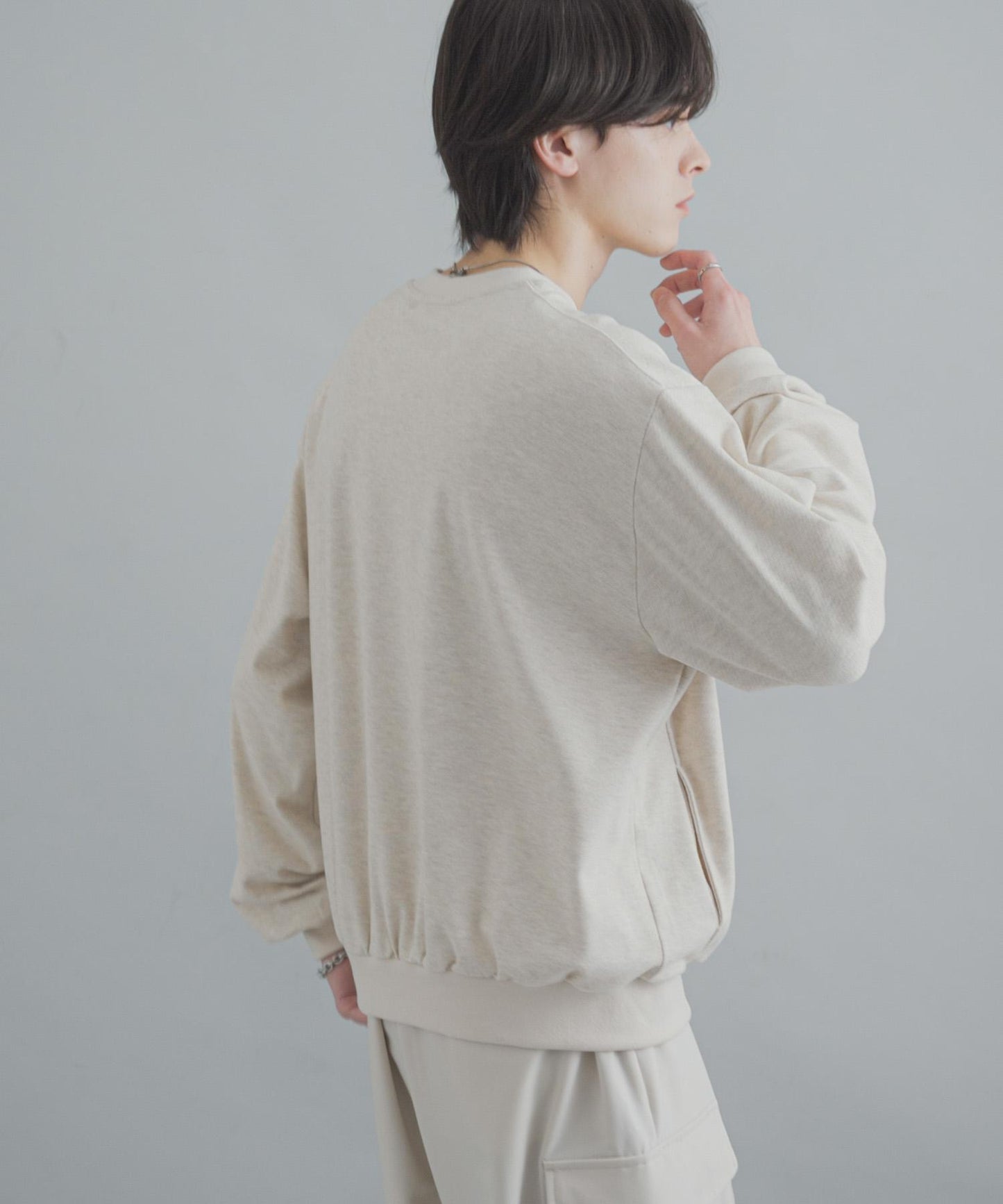 防藍光羊毛V領套頭衫