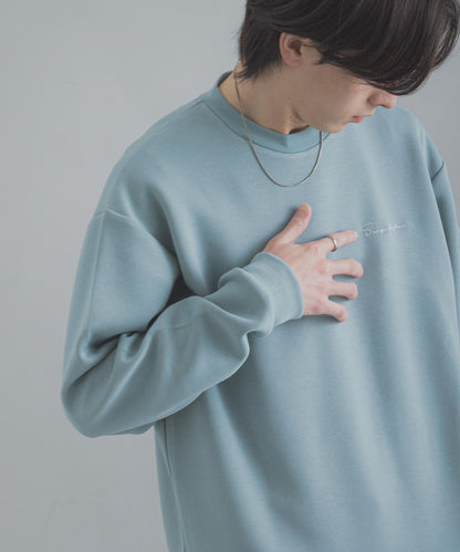 部分色 刺繡加厚長袖T恤