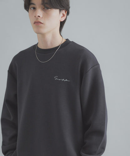 部分色 刺繡加厚長袖T恤