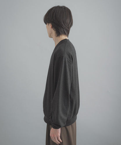 防藍光羊毛V領套頭衫