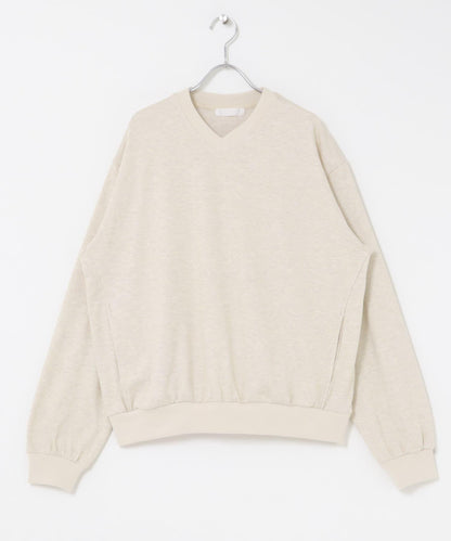 防藍光羊毛V領套頭衫