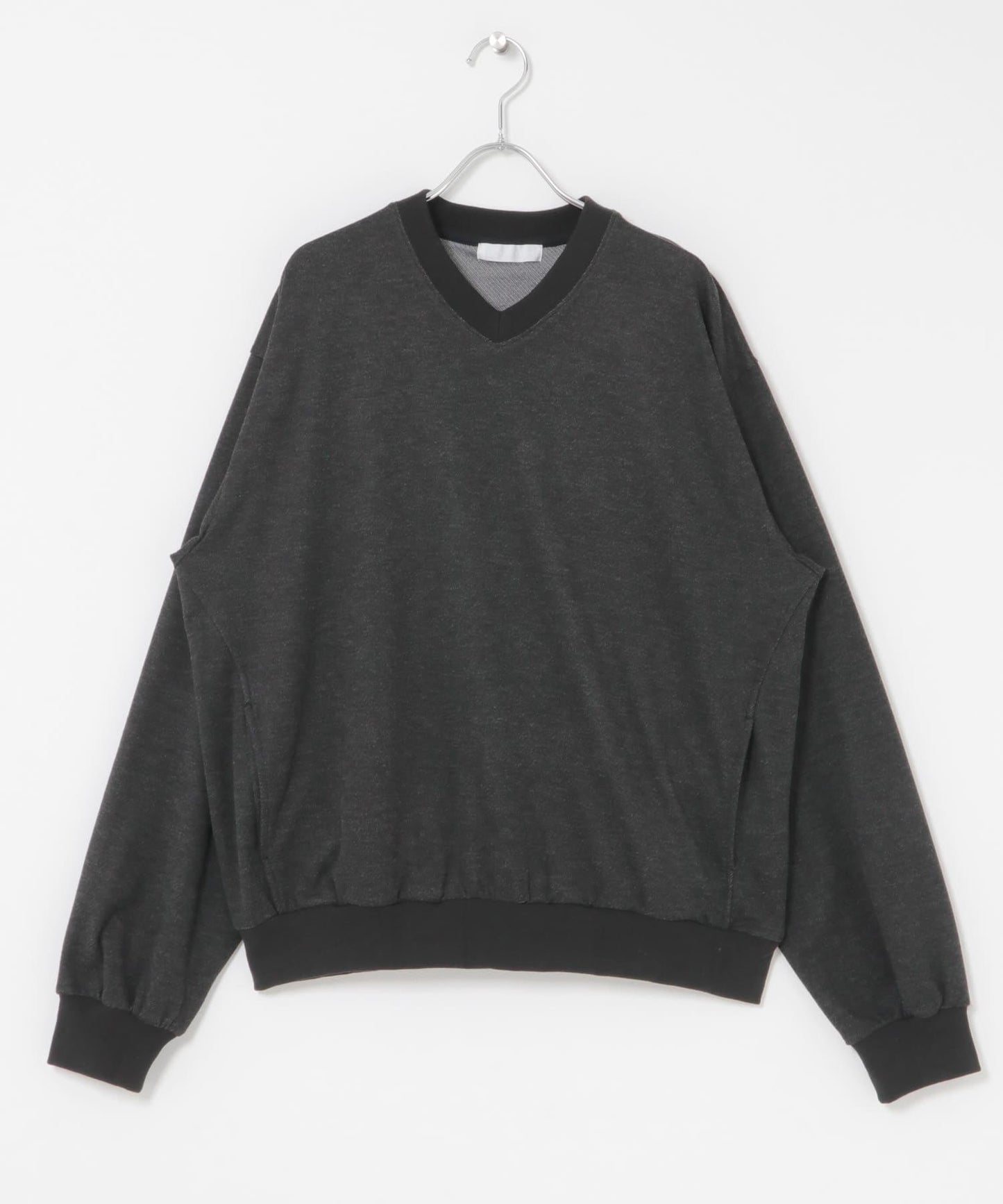 防藍光羊毛V領套頭衫