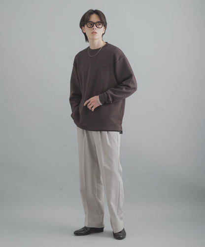 部分色 刺繡加厚長袖T恤