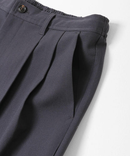 雙褶寬腿褲