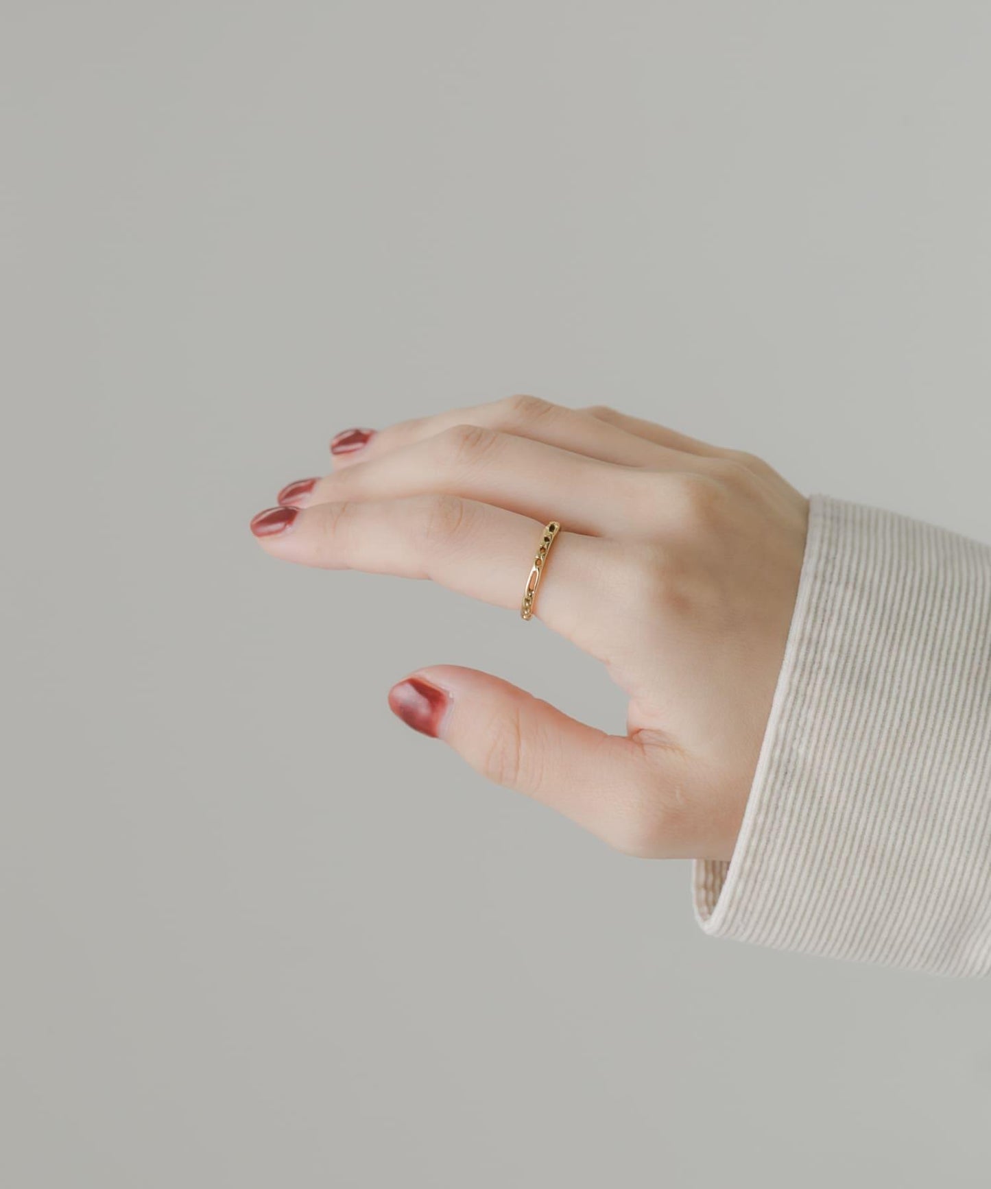 不鏽鋼鏈條造型戒指